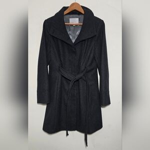 Old Navy Charcoal Wool Blend Pea Coat Womens Large
